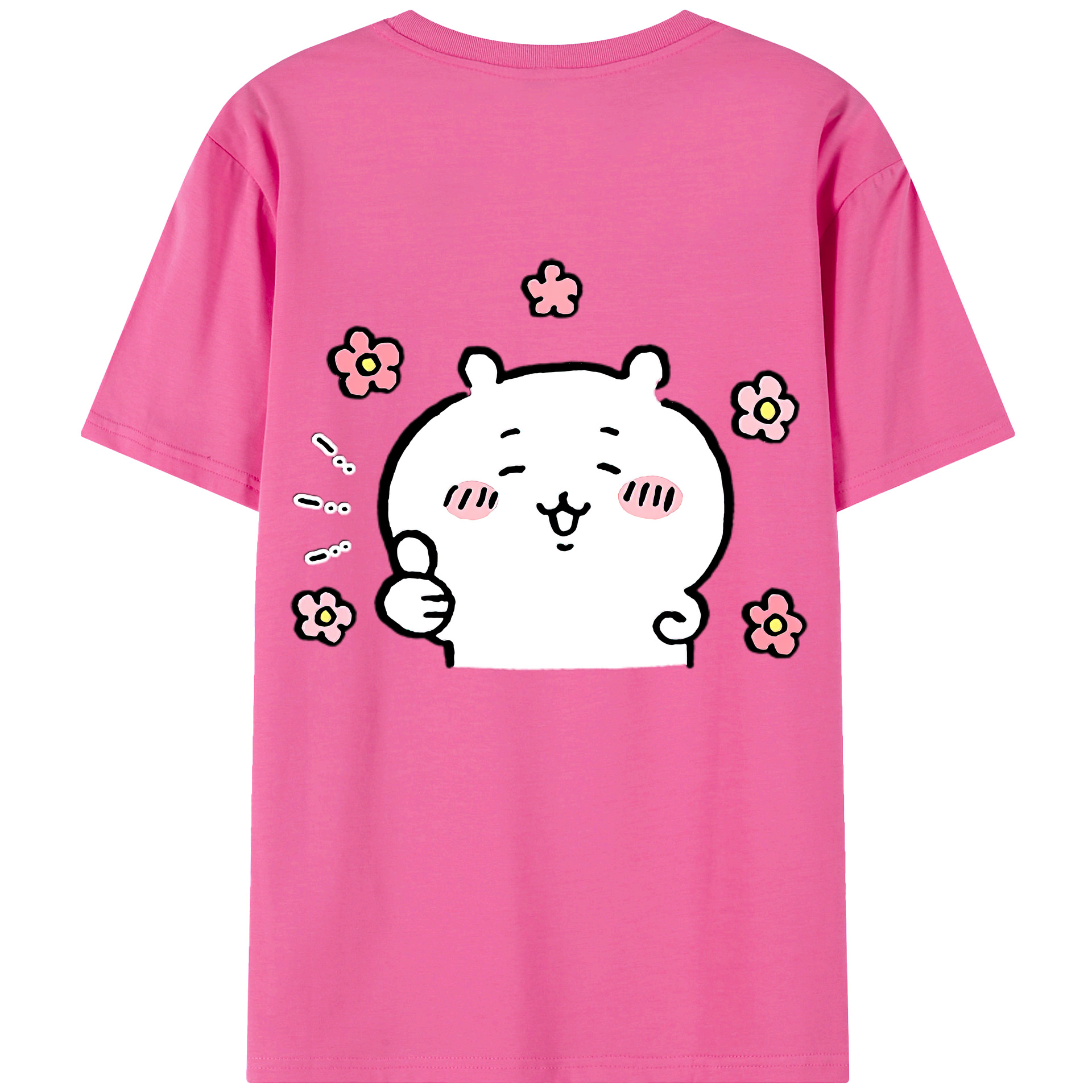 （画像用） ちいかわ ちいかわ Chii-kawa chiikawa レディース半袖Tシャツ(バックプリント)